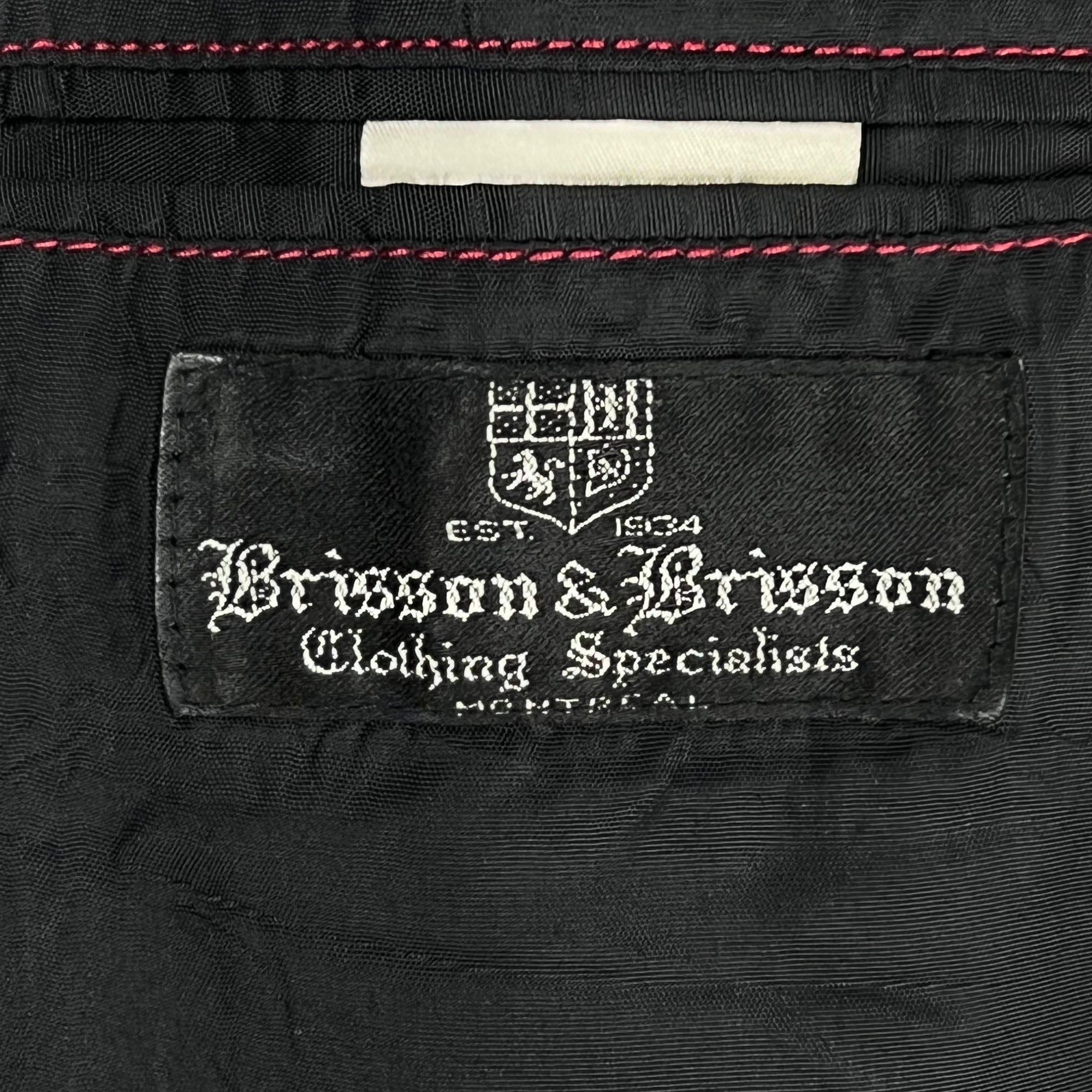 Vintage Mohair Tuxedo Brisson & Brisson Oscar Jacobson Sz M