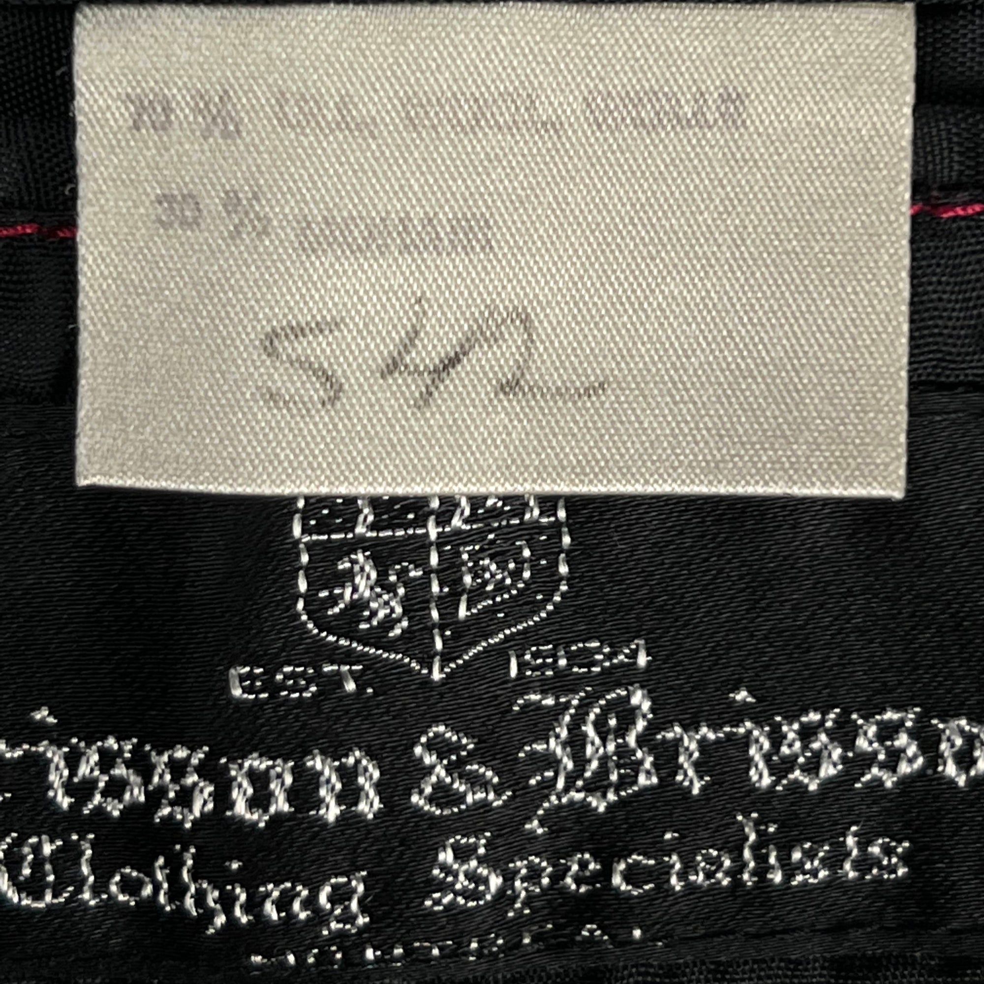 Vintage Mohair Tuxedo Brisson & Brisson Oscar Jacobson Sz M