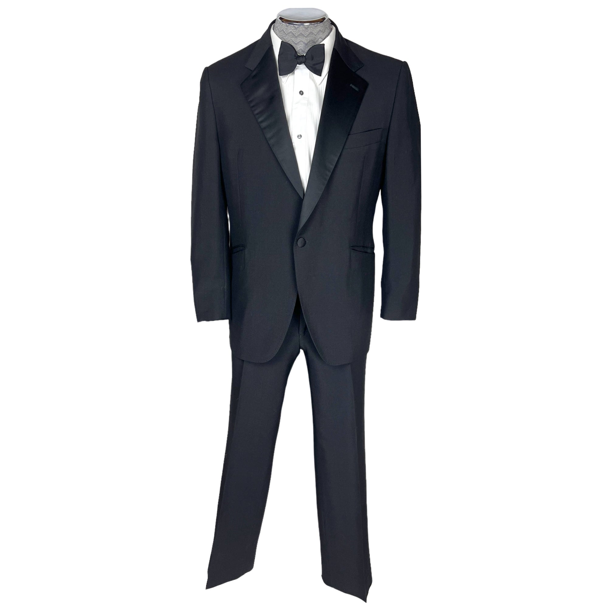 Vintage Mohair Tuxedo Brisson & Brisson Oscar Jacobson Sz M