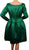 1980s Vintage Dress by Oscar de la Renta for Saks Fifth Avenue in Emerald Green Silk - Poppy's Vintage Clothing