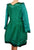 1980s Vintage Dress by Oscar de la Renta for Saks Fifth Avenue in Emerald Green Silk - Poppy's Vintage Clothing