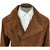 Vintage 1970s Beaded Suede Jacket w Owl Back Unisex Size M L