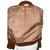 Vintage 1970s Beaded Suede Jacket w Owl Back Unisex Size M L
