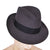 Vintage P and C Habig Fedora 1950s Mens Grey Hat Austria Size Medium 7 1/8 - Poppy's Vintage Clothing