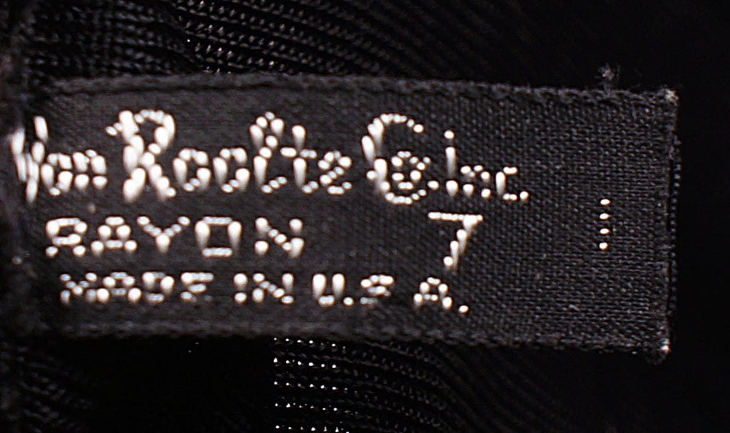 Vintage Opera Gloves Printed Rose Pattern Extra Long 1950s Ladies Size 7 - Poppy's Vintage Clothing