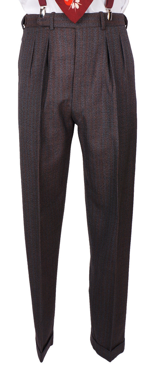 1950s Mens Suit Vintage Hand Tailored Jacket & Pants Made in Egypt Size M 38/40 - Poppy's Vintage Clothing