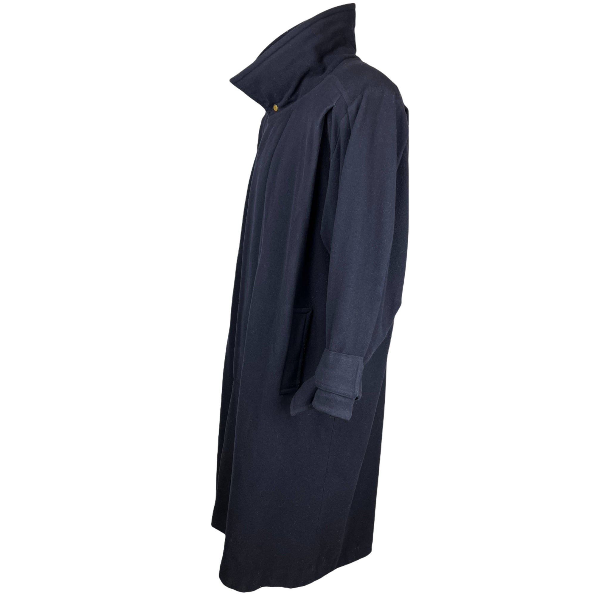 Vintage 80s Parachute Coat New Wave Overcoat Harrry Parnass
