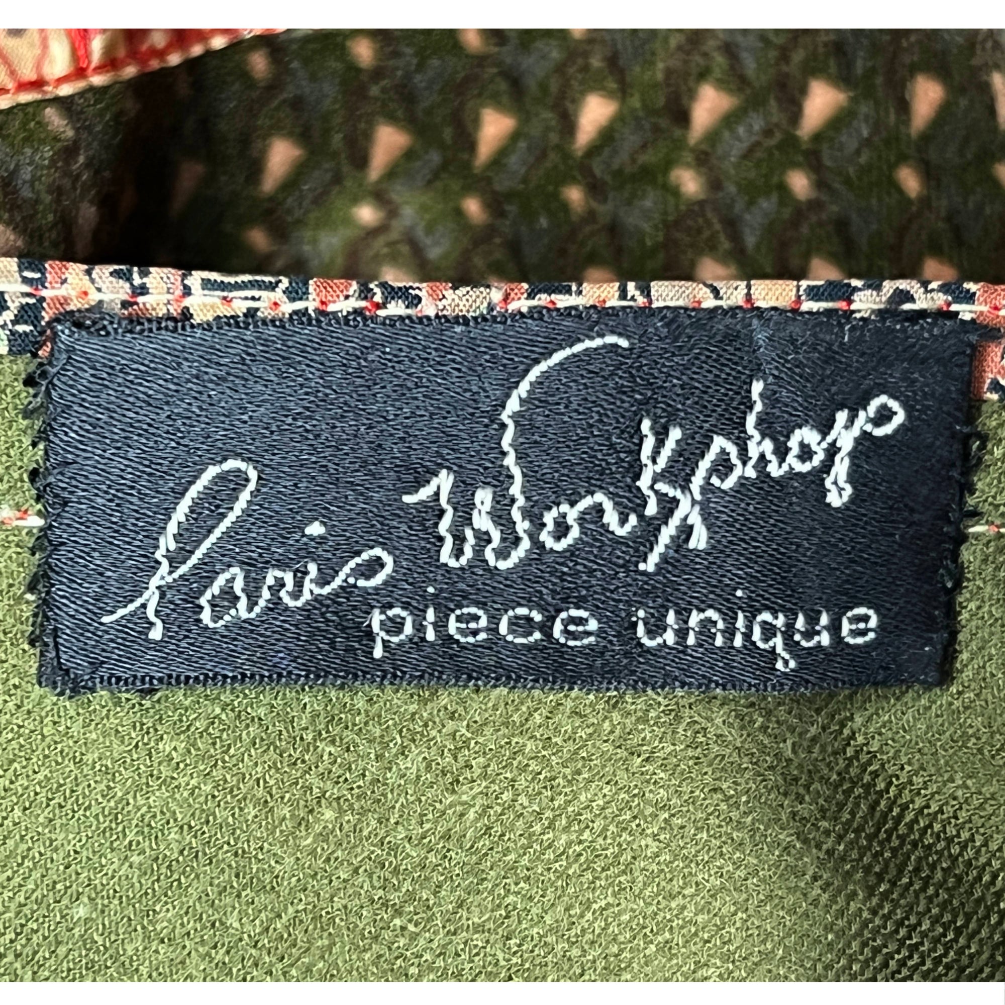 Vintage 1970s Boho Dress Hippie Chic Paris Workshop Size M