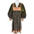 Vintage 1970s Boho Dress Hippie Chic Paris Workshop Size M