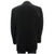 Vintage 1990s Paul Stuart Mens Black Velvet Jacket Size 45 T - Poppy's Vintage Clothing