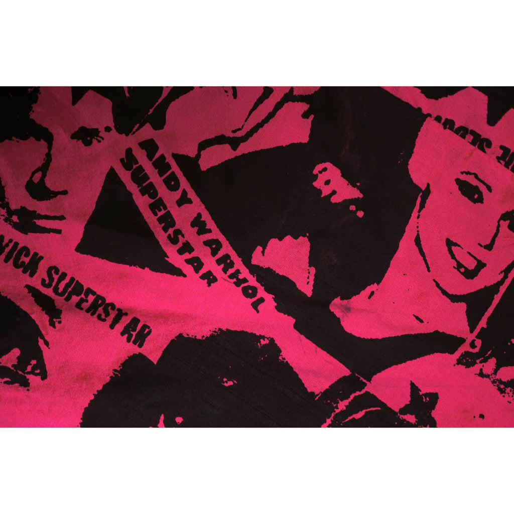 Edie Sedgwick Novelty Print Dress Andy Warhol Superstar by Peach Berserk Size M - Poppy's Vintage Clothing