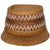 Vintage 1940s Kepi Straw Hat Genuine Milan Cap w Visor Made in Italy Mens Size 7 - Poppy's Vintage Clothing