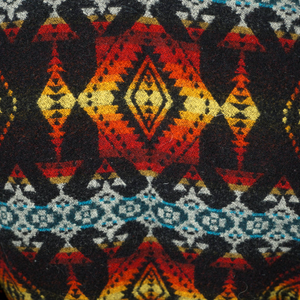 Pendleton Dressing Gown Aztec Indian Southwestern Indigenous Blanket Pattern L - Poppy's Vintage Clothing