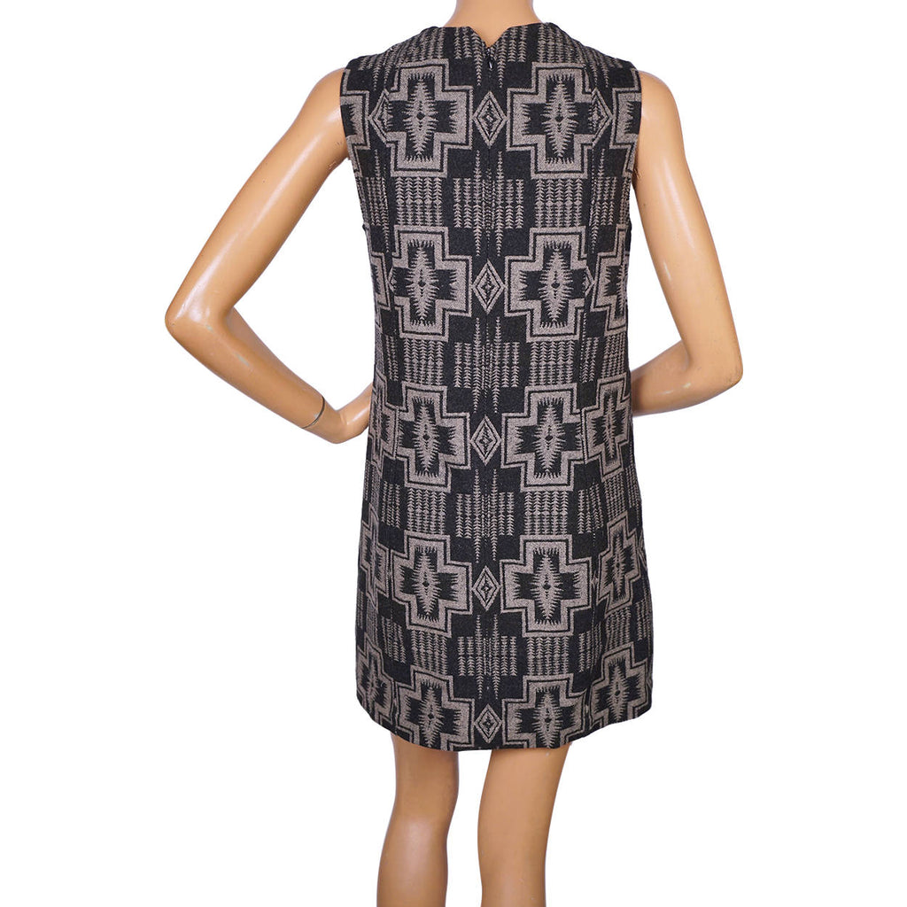 Pendleton Portland Collection Mini Dress Pure Wool Harding Print Large Pre-Owned - Poppy's Vintage Clothing
