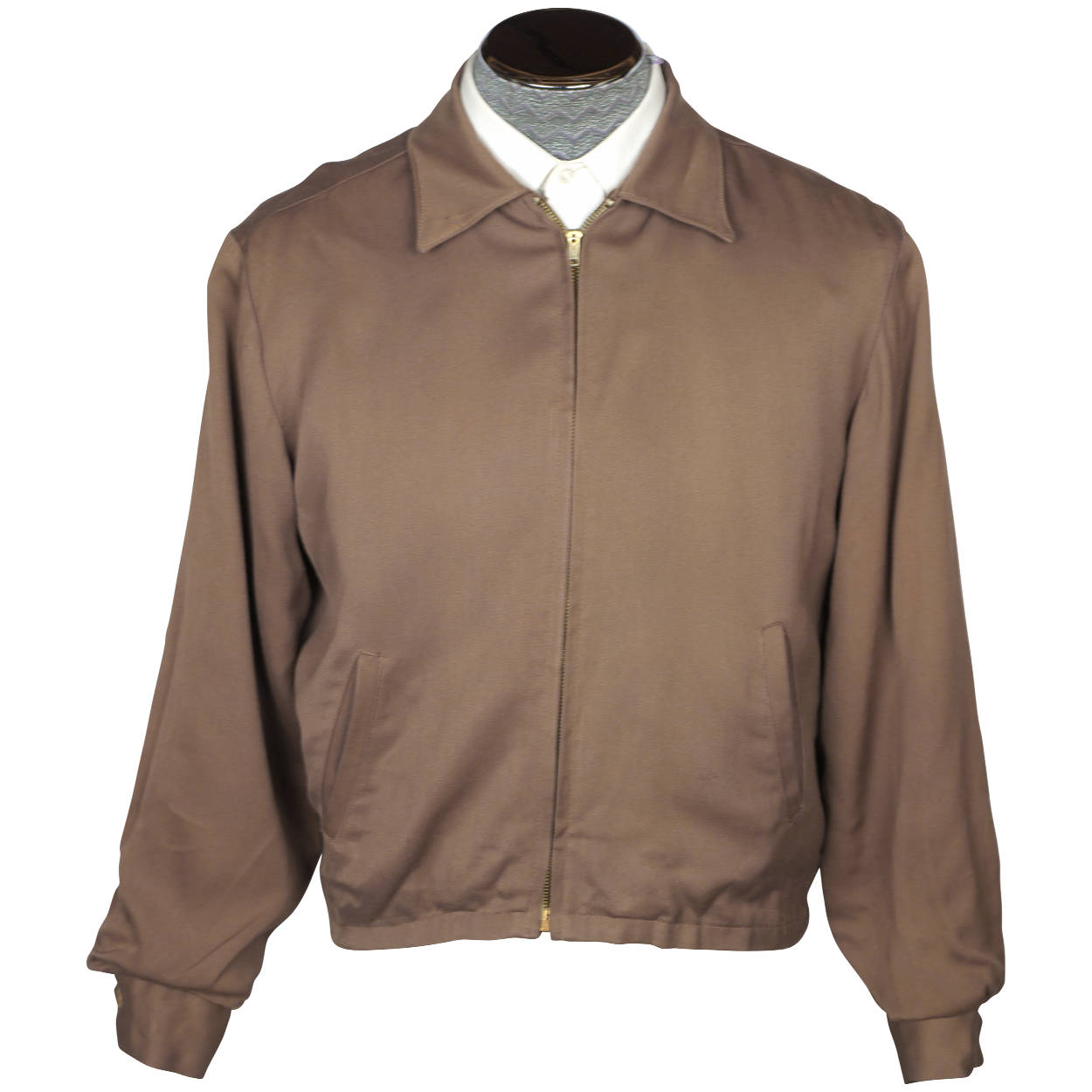 Vintage Windbreaker 50s Bomber Jacket Rockabilly Style M - Poppy's Vintage Clothing