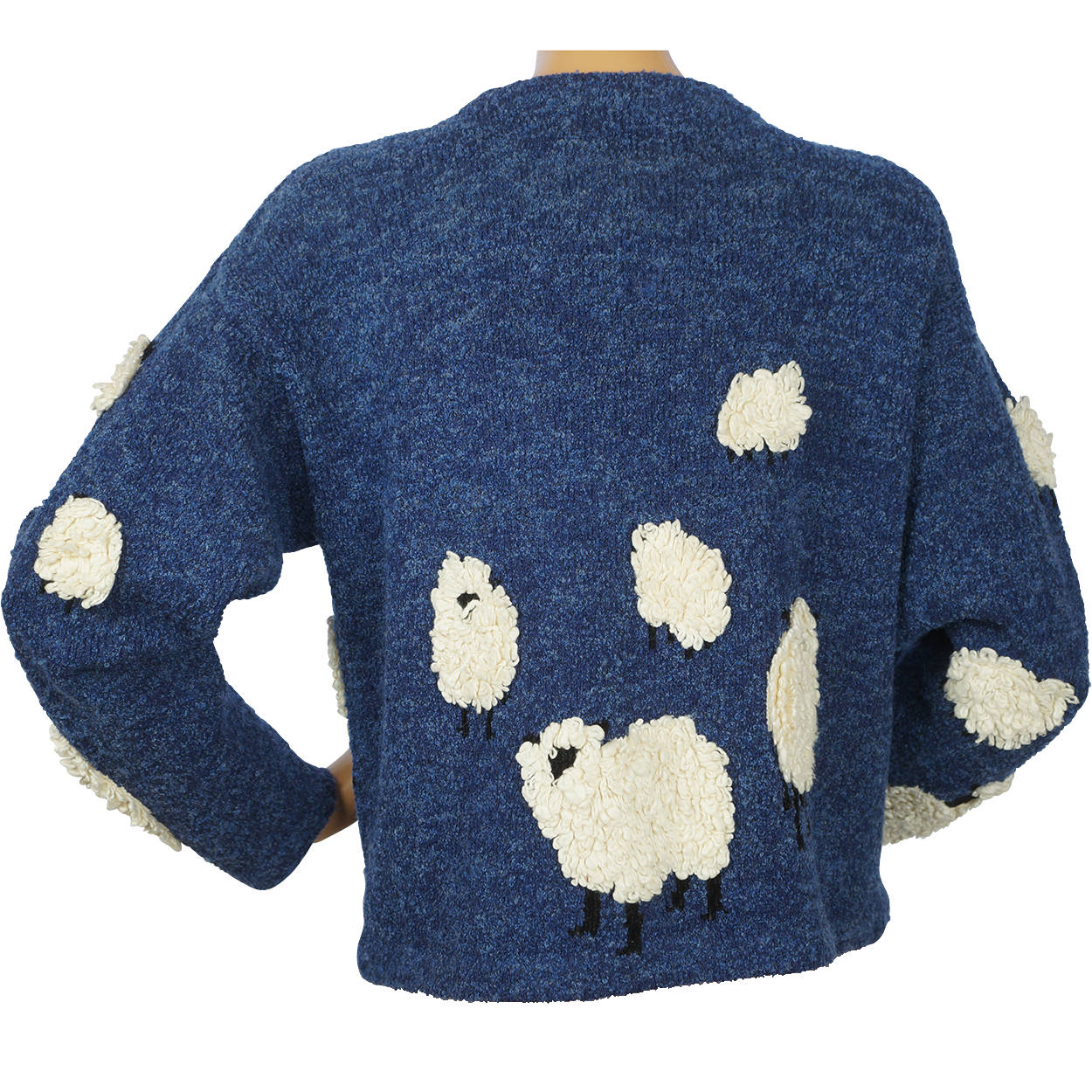 Vintage Novelty Cardigan Sheep Sweater Design Options by Philip &amp; Jane Gordon S - Poppy's Vintage Clothing