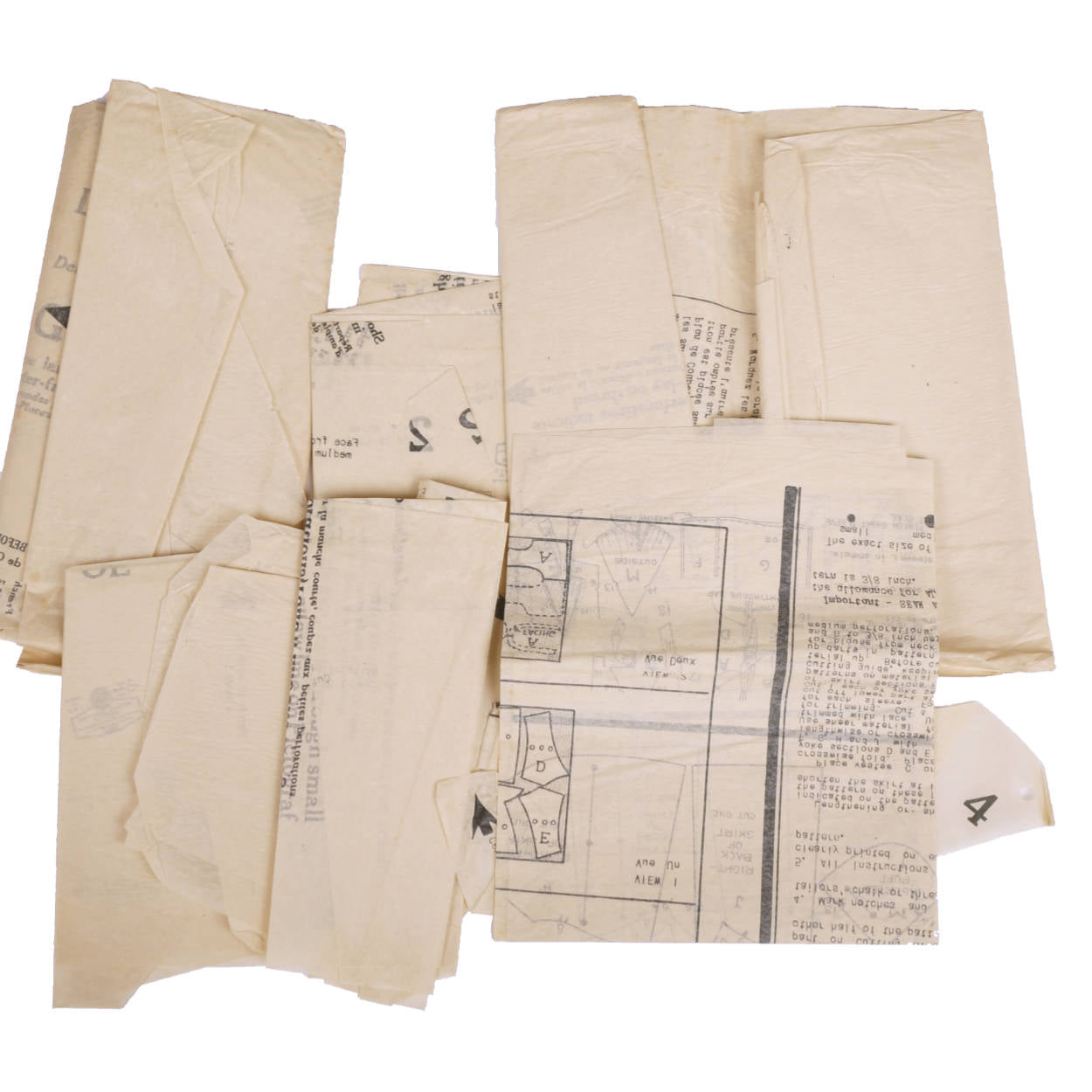 Vintage 1931 Pictorial Review Printed Pattern Ladies Dress 5782 Complete Size 16 - Poppy's Vintage Clothing