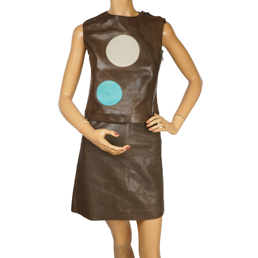 Vintage Pierre Cardin Paris 1960s Mod Dress 2 Piece Suit Top w Skirt S   Poppy's Vintage Clothing