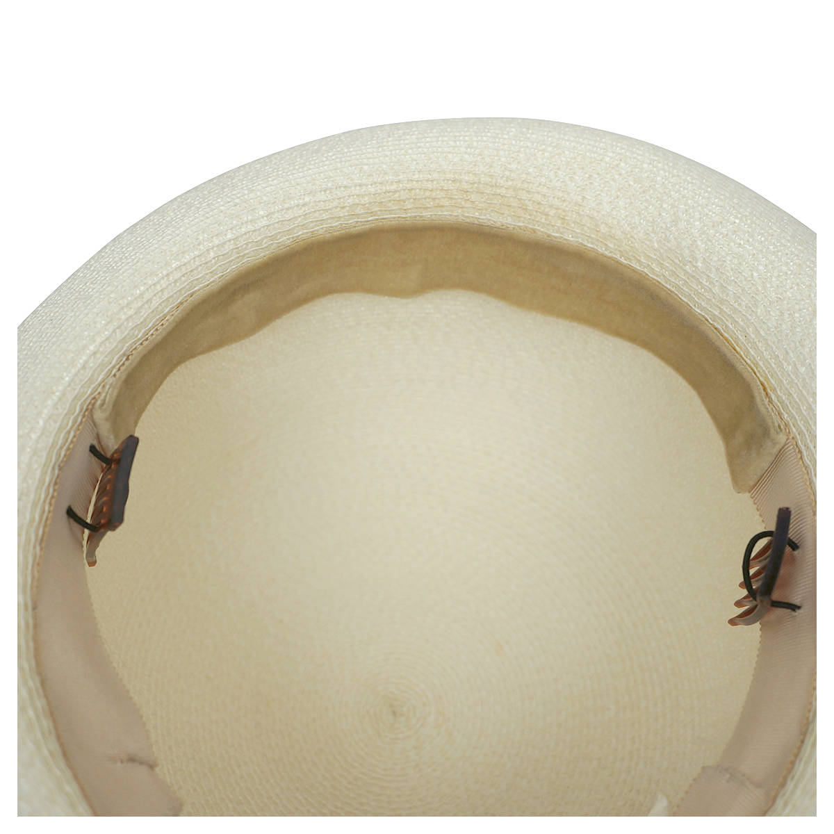 Vintage Pierre Cardin 1960s Womens Breton Straw Hat Saks Fifth Avenue Size M - Poppy's Vintage Clothing