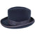 Vintage Pierre Cardin Mens Fedora Hat by Flechet 1960s Blue Fur Felt Size S - Poppy's Vintage Clothing