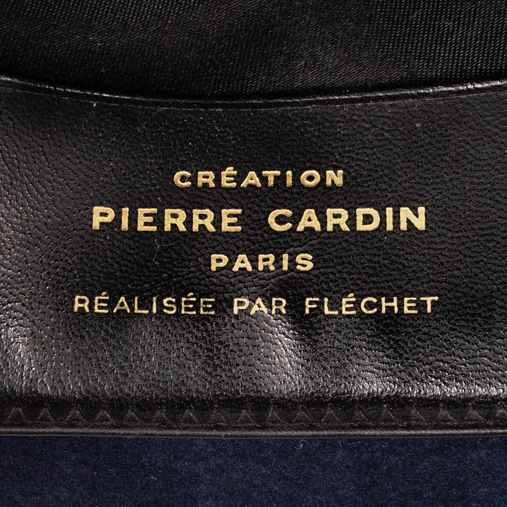 Vintage Pierre Cardin Mens Fedora Hat by Flechet 1960s Blue Fur Felt Size S - Poppy's Vintage Clothing