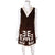 Vintage 60s Pierre Cardin Mod Suede Leather Dress 1968 Design