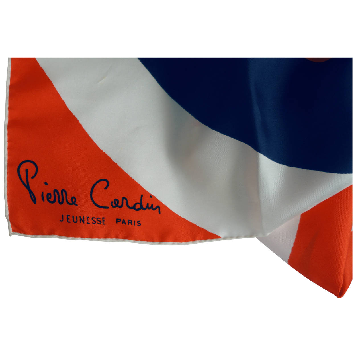 Vintage Pierre Cardin Jeunesse Silk Scarf Square 60s Op Art - Poppy's Vintage Clothing