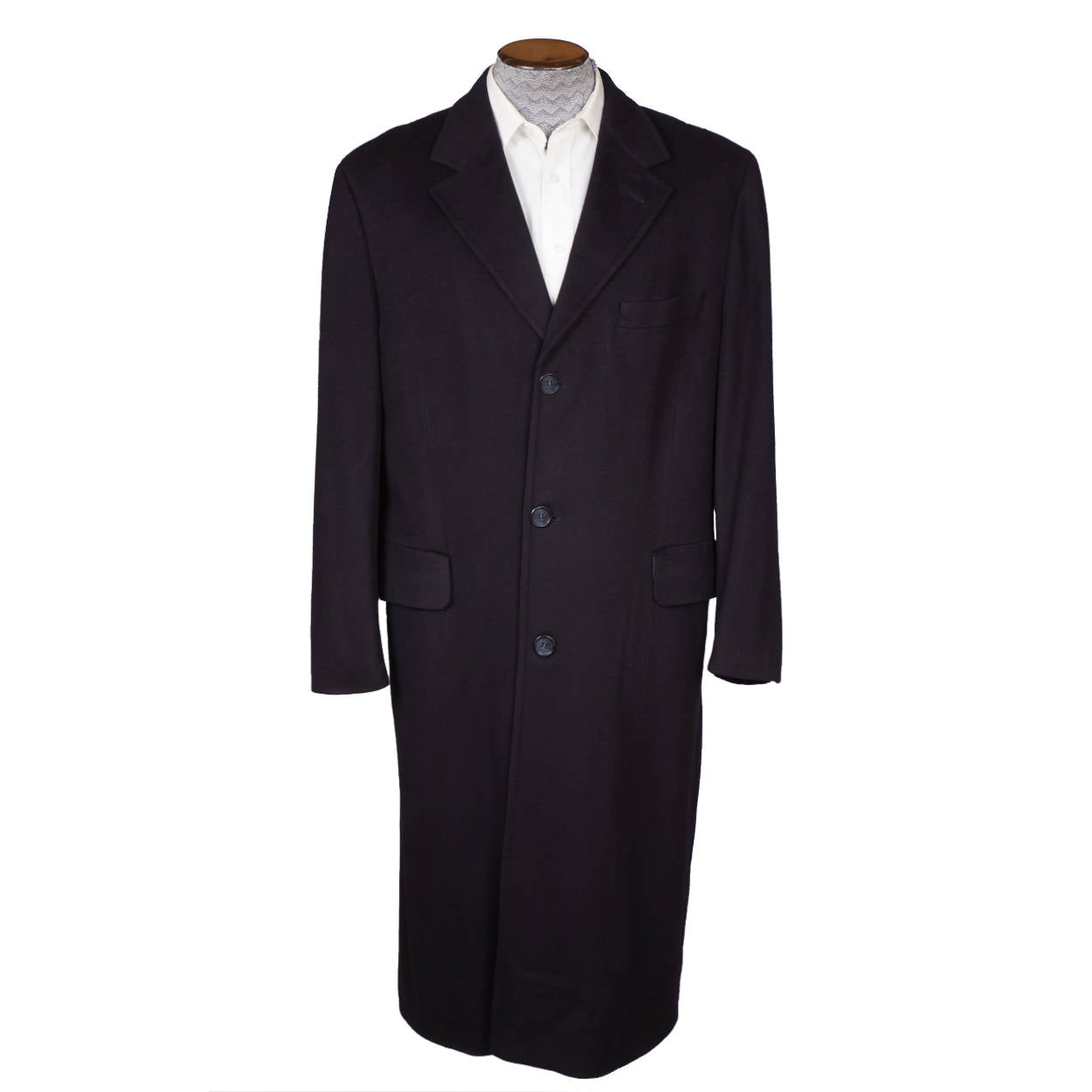 Vintage Pierre Cardin Paris Topcoat Mens 100% Wool Coat Size M
