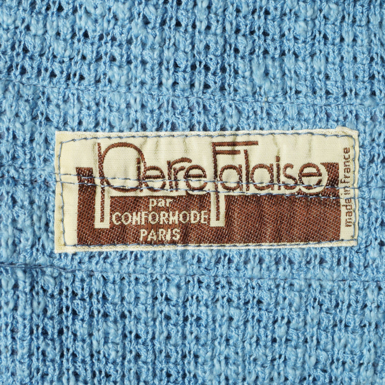 Vintage 1970s Pierre Falaise Paris Knit Skirt Suit Comformode France Ladies Sz M - Poppy's Vintage Clothing