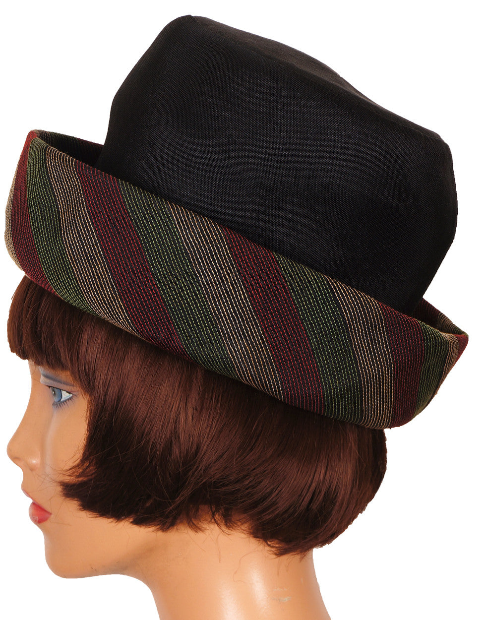 Vintage 1960s Pierre Balmain Silk Hat - Poppy's Vintage Clothing