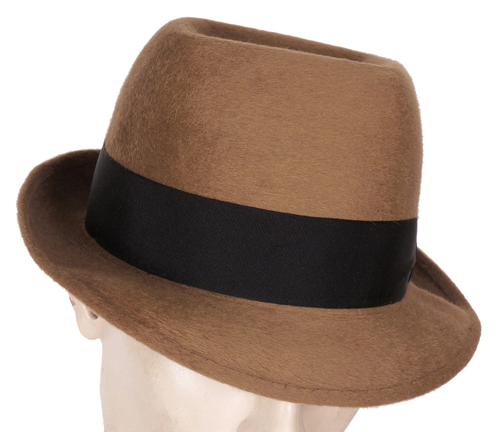 Vintage 1960s Pierre Cardin Mens Fedora Hat Size XL 7 1/2 - Poppy's Vintage Clothing