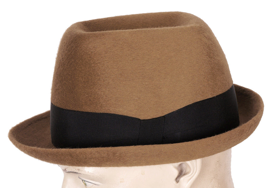 Vintage 1960s Pierre Cardin Mens Fedora Hat Size XL 7 1/2 - Poppy's Vintage Clothing