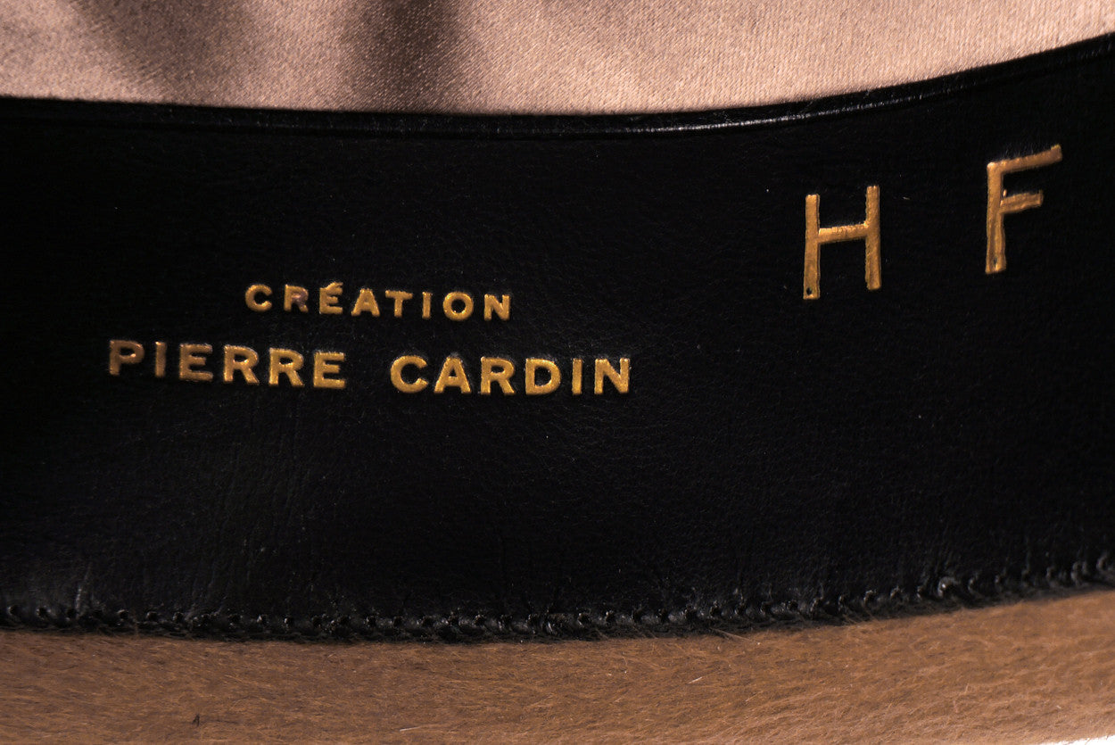 Vintage 1960s Pierre Cardin Mens Fedora Hat Size XL 7 1/2 - Poppy's Vintage Clothing