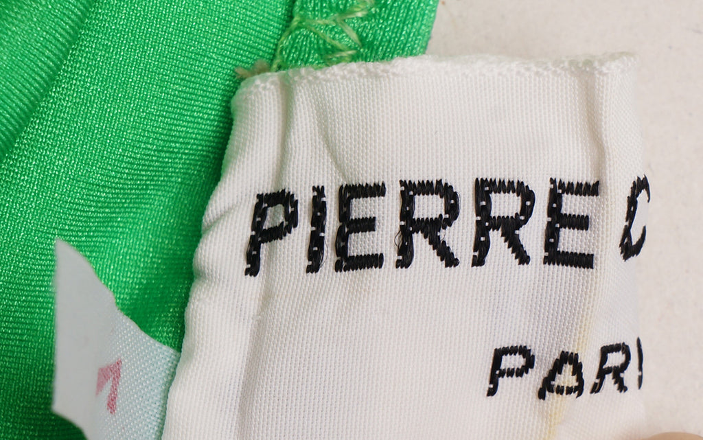 Vintage 70s Pierre Cardin Paris Green Bikini Two Piece Swimsuit Size 7 - Poppy's Vintage Clothing