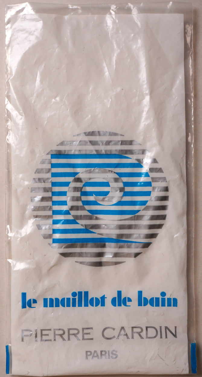 Vintage 1970s Pierre Cardin Logo Bikini Red Two Piece Bathing Suit Size 8 - Poppy's Vintage Clothing