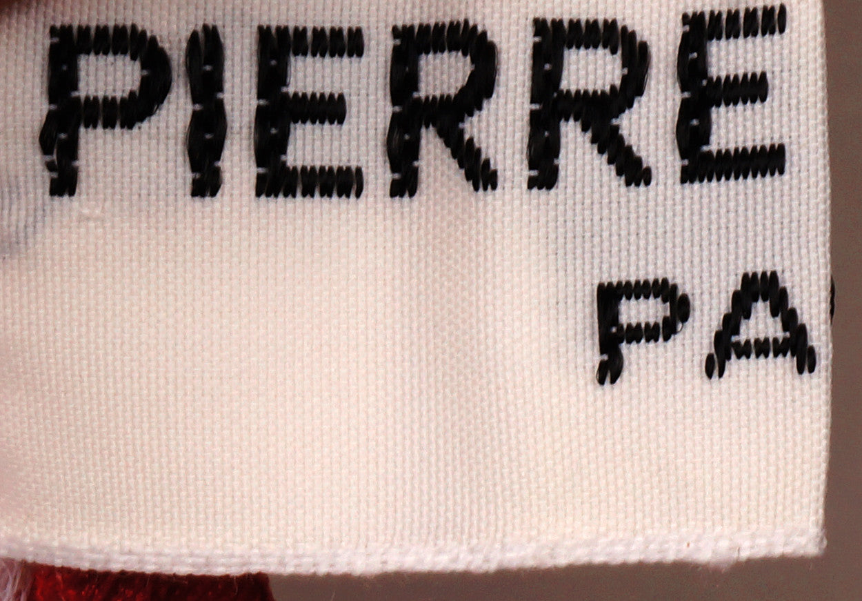 Vintage 1970s Pierre Cardin Logo Bikini Red Two Piece Bathing Suit Size 8 - Poppy's Vintage Clothing