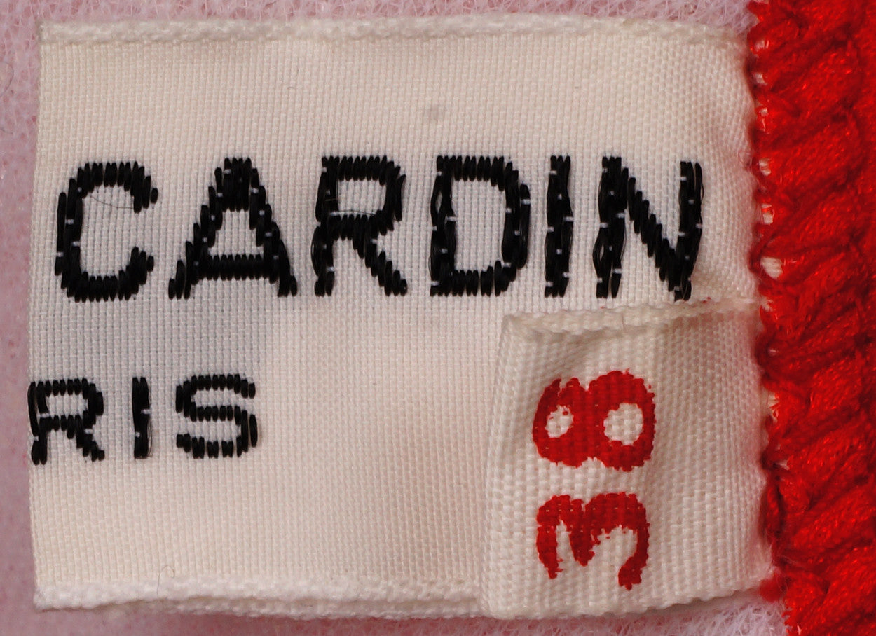 Vintage 1970s Pierre Cardin Logo Bikini Red Two Piece Bathing Suit Size 8 - Poppy's Vintage Clothing