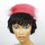 Vintage 1960s Pink Pillbox Hat Ladies Cocktail Party Evening Wear One Size - Poppy's Vintage Clothing