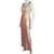 Vintage 1940s Nightie Pink Satin Nightgown with Lace Bodice Size M - Poppy's Vintage Clothing
