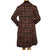 Vintage 1960s 70s Tweed Wool Coat Red Black &amp; White Ladies Size M - Poppy's Vintage Clothing