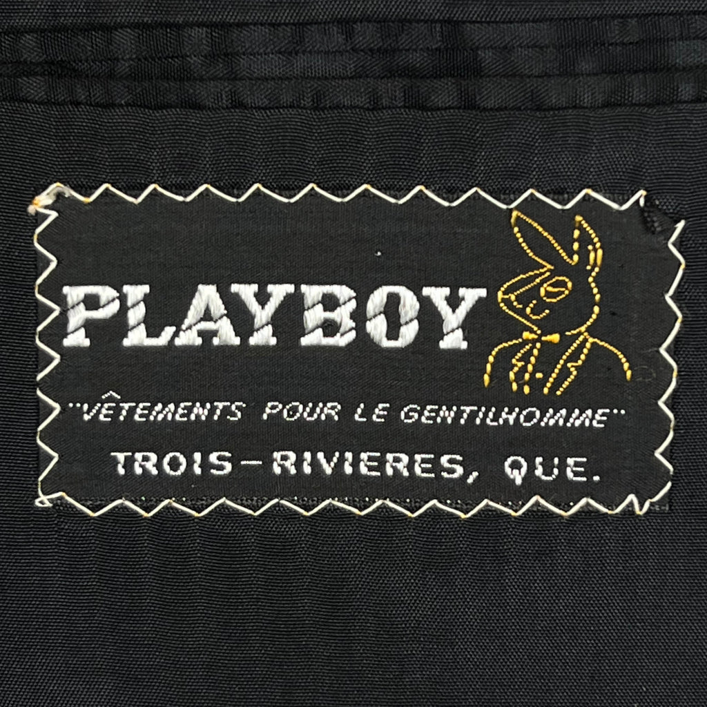 Vintage 1960s Tuxedo Suit 1967 Playboy Brand Sz L