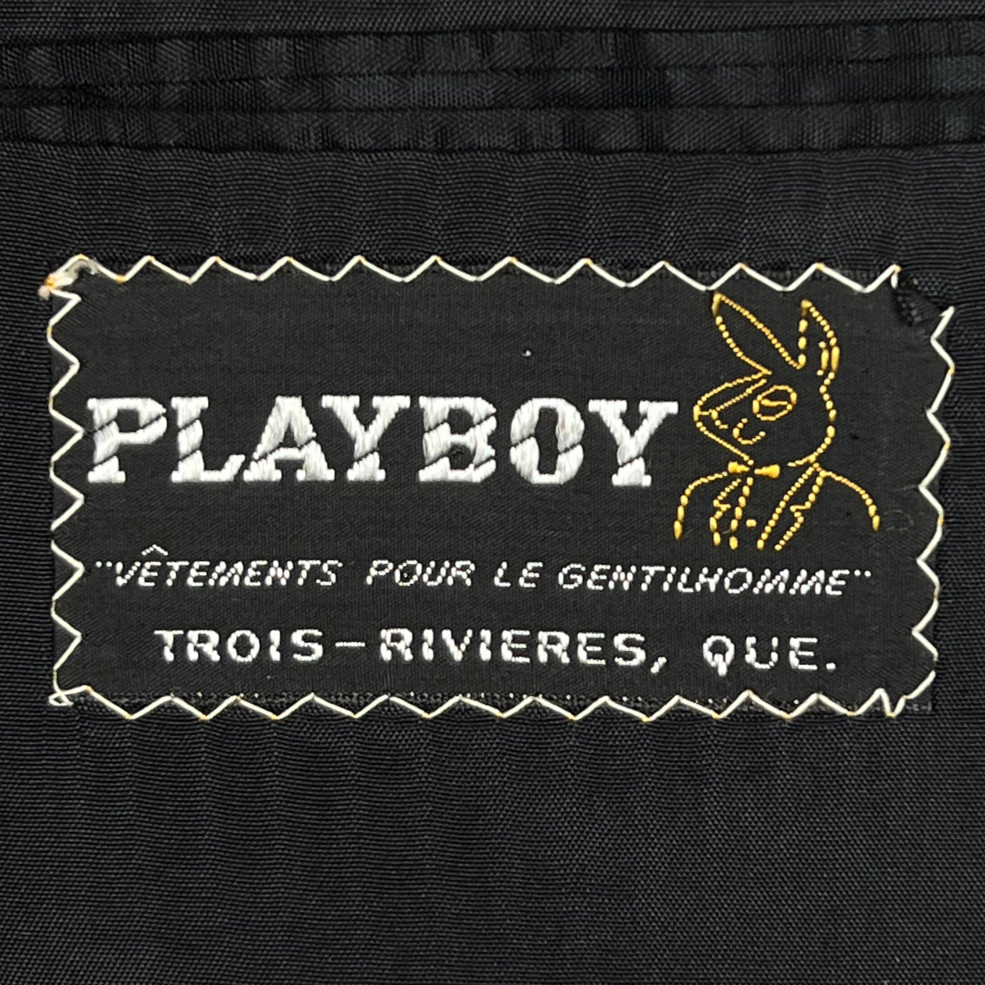 Vintage 1960s Tuxedo Suit 1967 Playboy Brand Sz L