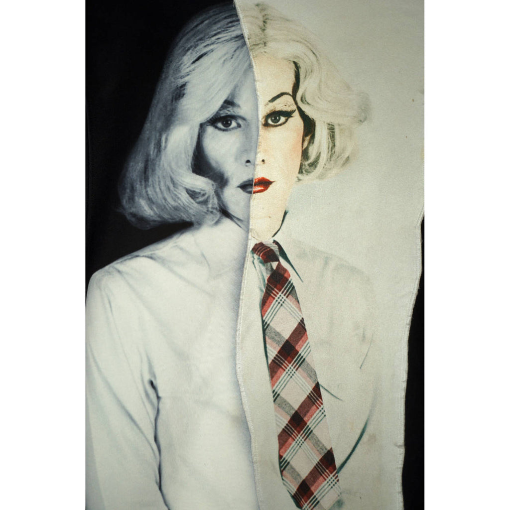 Ports 1961 Christopher Makos Altered Images Mini Dress Andy Warhol in Drag Small - Poppy's Vintage Clothing