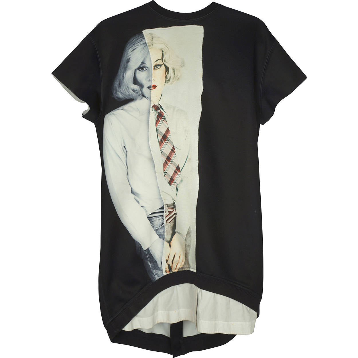 Ports 1961 Christopher Makos Altered Images Mini Dress Andy Warhol in Drag Small - Poppy's Vintage Clothing