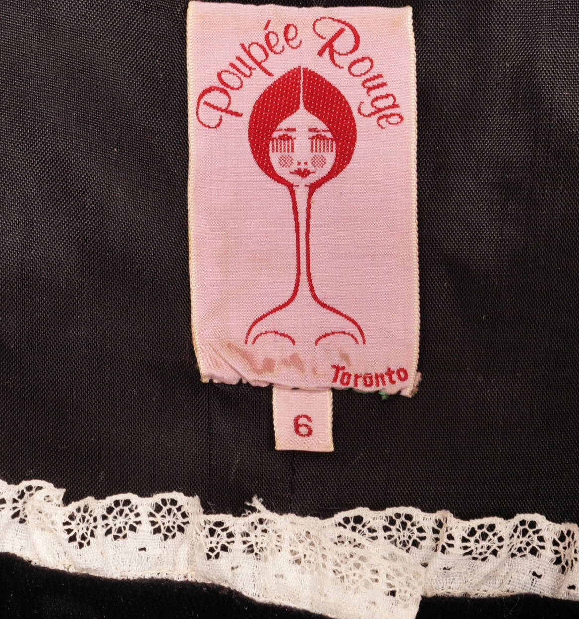 Vintage 1960s Mod Black Velvet Dolly Mini Dress - Poupee Rouge - Susie Kosovic XS - Poppy's Vintage Clothing