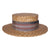 Vintage 1920s English Mens Straw Boater Premier Hat Shops Ottawa Size M - Poppy's Vintage Clothing