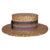 Vintage 1920s English Mens Straw Boater Premier Hat Shops Ottawa Size M - Poppy's Vintage Clothing