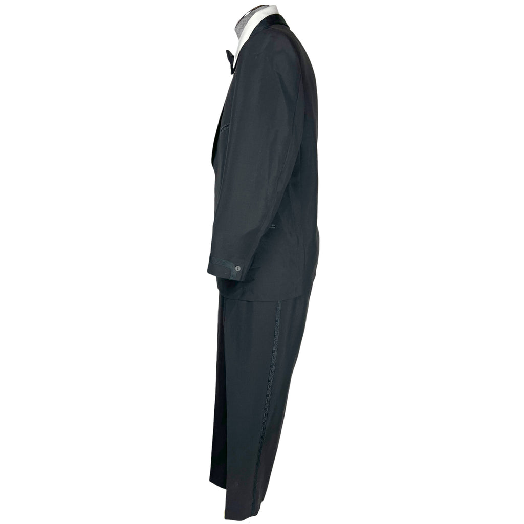 Vintage 1960s Tuxedo Mohair Blend Sz Large Short Dated 1966