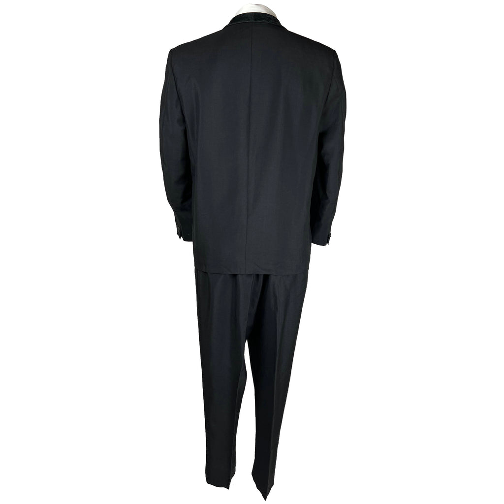 Vintage 1960s Tuxedo Mohair Blend Sz Large Short Dated 1966