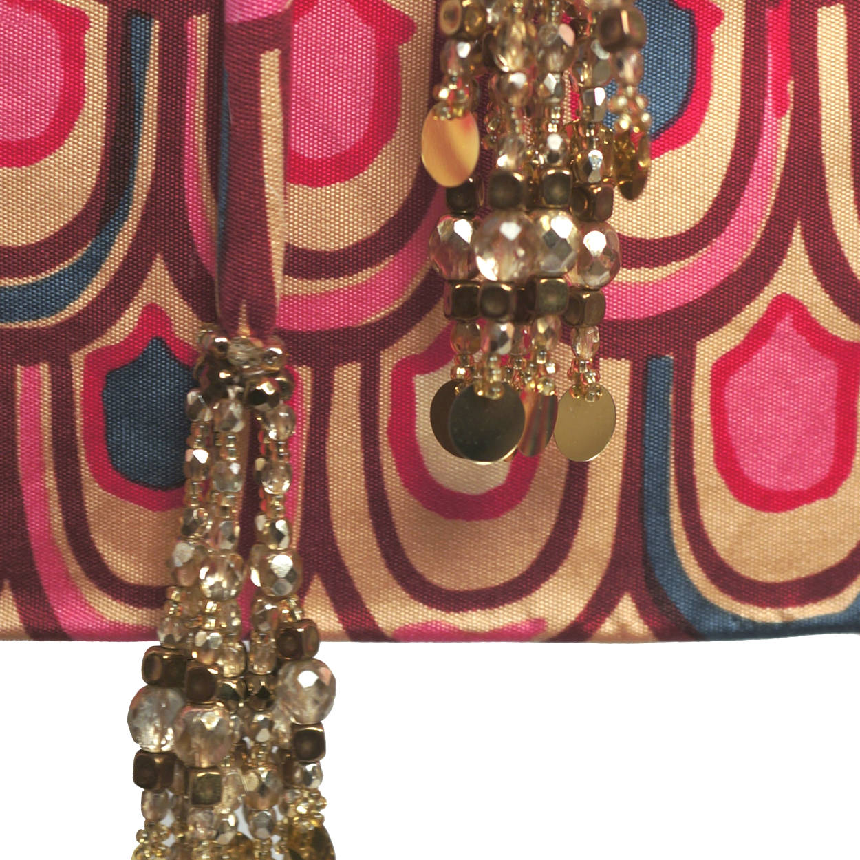 Vintage 1990s Emilio Pucci Dress Geometric Silk Jersey Sz 12 - Poppy's Vintage Clothing